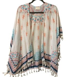 Bohemian Swim Cover Up OS
